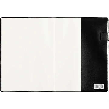 Еженедельник недатированный черный,кожа,A4 64л,Br.V.PROFY 3-098/02