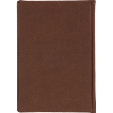 Ежедневник датированный 2026 А5+ VELVET Коричневый 3-123/03
