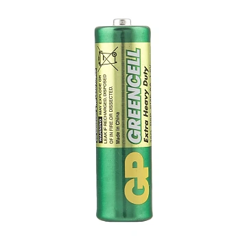 Батарейки КОМПЛЕКТ 4 шт., GP GreenCell AA (R6, 15G), солевые, пальчиковые, блистер, 15G-2CR4