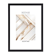 Фоторамка Мирам черная А3, 29.7 x 42см