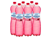 Вода Липецкая Росинка Лайт со вкусом вишни питьевая газированная, 1.5л x 6 шт