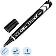 Маркер перманентный Think, круглый наконечник, тол лин 1,5(1,8) мм, черный