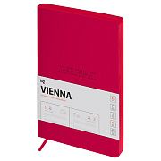 Ежедневник датированный 2025г., А5, 176л., мягкий переплет, кожзам, BG 'Vienna. Fuchsia', фуксия