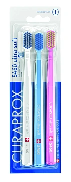 Зубная щетка Curaprox Ultrasoft 5460, 3шт