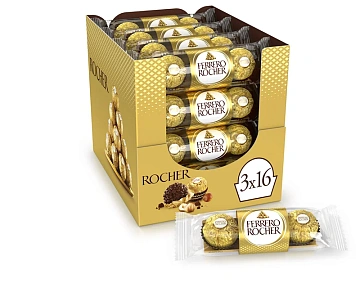 Конфеты Ferrero Rocher шоколадные, 38г