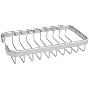 Мыльница для ванны Nofer нерж.сталь прямоугольная, 09056.В