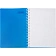 Бизнес-тетрадь А5-,96л,гребень,обл.пластик,клетка, Attache Plastic, синий