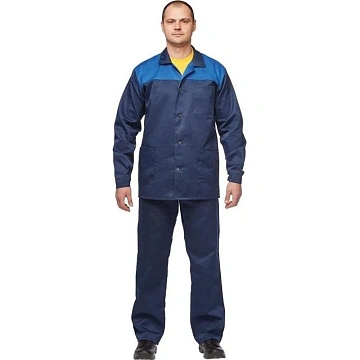 Костюм лет муж (куртка, бр) л16 син/вас 120-124/158-164