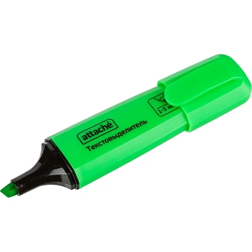 Маркер текстовыделитель Attache Palette 1-5мм зеленый HL6010