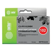 Картридж струйный CACTUS (CS-PFI102MBK) для CANON iPF500/510/F600/605/650/700, матовый черный