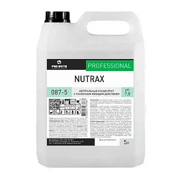 Средство моющее универсальное 5 л, PRO-BRITE NUTRAX, нейтральное, низкопенное, концентрат, 087-5