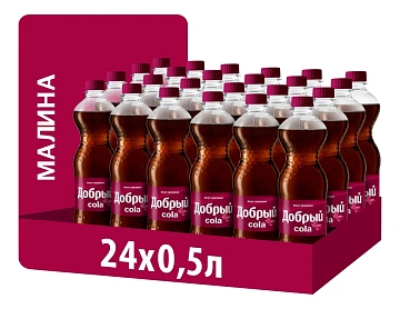 Напиток Добрый Cola Малина газированный, 500мл