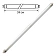 Лампа люминесцентная OSRAM L18/640, 18 Вт, цоколь G13, в виде трубки, длина 59 см, хол. белый свет