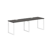 Стол 2-х местный EQWST 2367 Мокко/Белый 2326х670х750 EDIS