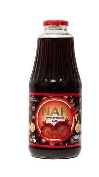 Сок Nar гранатовый, 1л