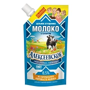 Молоко сгущенное Алексеевский Мк 8.5% 650г, мягкая упаковка