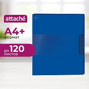 Скоросшиватель пластиковый с пруж.мех. Attache Digital, синий