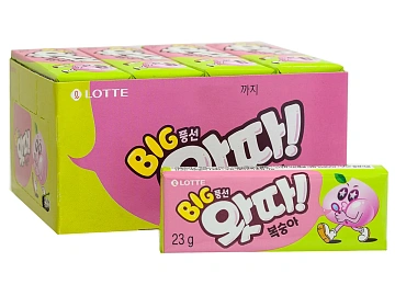 Жевательная резинка Lotte Whatta Peach, 23г