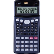 Калькулятор научный Deli E1705,10-р,2 стр,240 фун.,бат.,157x77мм,темн.син