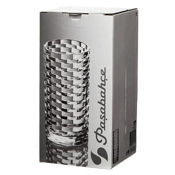 Ваза Pasabahce Pattah стеклянная, 24см