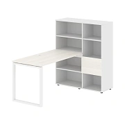 Рабочая станция EQRST 1113 Ясень Траун/Белый 1790х1120х1355 EDIS