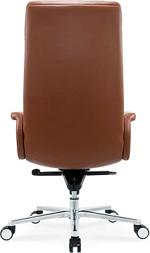 Кресло руководителя Cactus CS-LBR-CARACAS кожа крестов. алюминий
