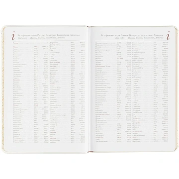 Ежедневник недатированный белый,А5,145х205мм,136л, Sidney NEBRASKA 3-128/06