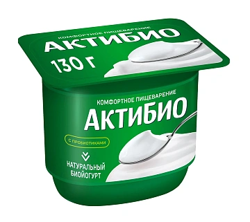 Йогурт Актибио натуральный 3.5%, 130г