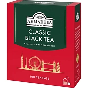 Чай AHMAD 'Classic Black Tea', черный, 100 пакетиков по 2 г, 1665-08