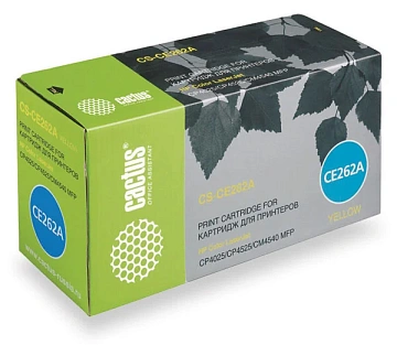 Картридж лазерный Cactus CS-CE262A желтый