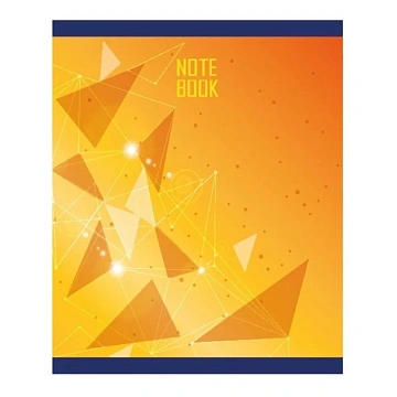 Тетрадь общая А5,48л,кл,скоб,блок-офсет-2 Galaxy син/зел/жел/кр асс