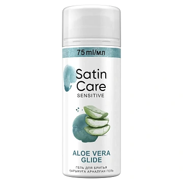 Гель для бритья Satin Care Алоэ, 75мл