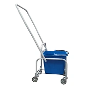 Тележка уборочная Eco-Force 1x20л, без отжима, ведро синее, 21EF/4