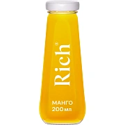 Нектар Rich Манго, 200мл, стекло