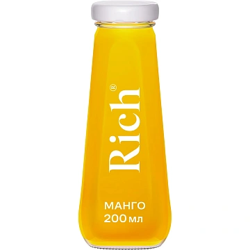 Нектар Rich Манго, 200мл, стекло