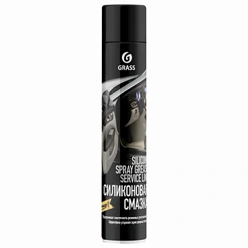 Смазка силиконовая 400 мл GRASS SILICONE, применение в офисе, быту, производстве, аэрозоль, 110206