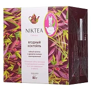 Чай Niktea Berry Cocktail (Ягодный Коктейль), ягодный, 20 пакетиков для чайника