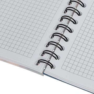 Бизнес-тетрадь 120л,А4,Space Galaxy,300х210мм,70г/квм,белый,карман