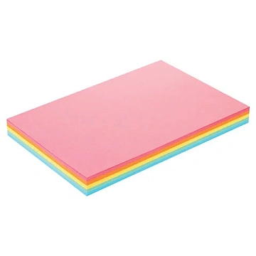 Бумага цветная BRAUBERG, А4, 80 г/м2, 250 л., (5 цветов х 50 л.), медиум, для офисной техники, 11246