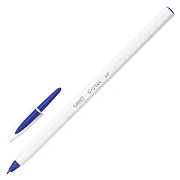 Ручка шариковая BIC 'Cristal UP', СИНЯЯ, корпус белый, узел 1,2 мм, линия письма 0,35 мм, 949879