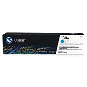 Картридж лазерный HP (CF351A) ColorLaserJet M176n/M177fw, №130A, голубой, оригинальный, ресурс 1000