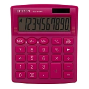 Калькулятор настольный Citizen SDC-810NR-PK 10р дв.пит КОМП-ЫЙ розовый