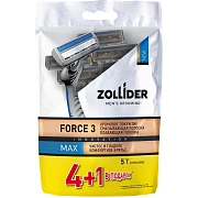 Станок для бритья Zollider Force 3 Max одноразовый, 5шт