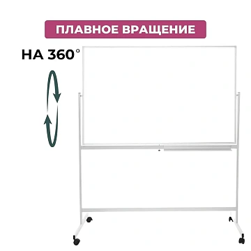 Доска магнитно-маркерная поворотная Attache Twist 100х150см