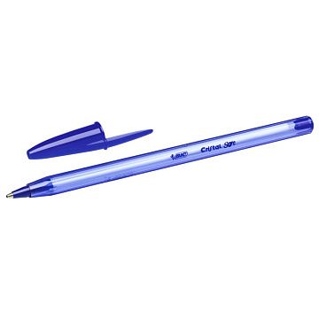 Ручка шариковая неавтомат. BIC Cristal Soft масл,синий,0,35мм,951434