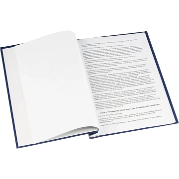 Папка адресная ДИПЛОМНЫЙ ПРОЕКТ А4 бумвинил синяя (метал.болт)