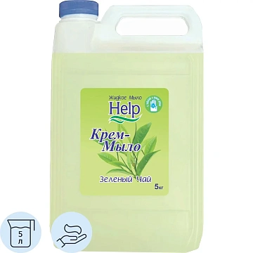 Крем-мыло жидкое HELP Зеленый чай 5кг