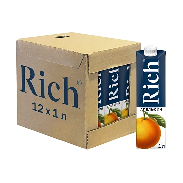 Нектар Rich апельсиновый, 1л