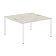 Стол 2-х местный XS6WST 1414 Сосна Эдмонт/Белый 1400х1406х750 XTEN-S60