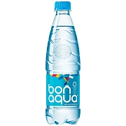 Вода негазированная питьевая BONAQUA (БонАква), 0,5 л, пластиковая бутылка, 739921